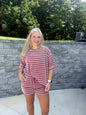 #71. Ribbed Striped Set