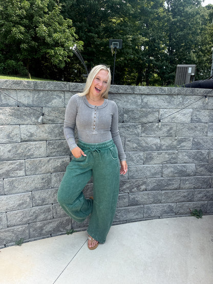 #75. Acid Washed Barrel Pants