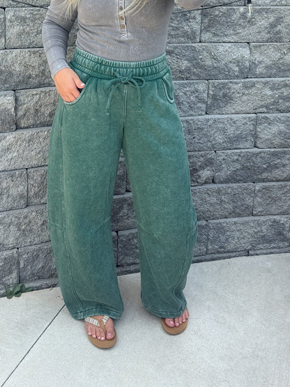 #75. Acid Washed Barrel Pants