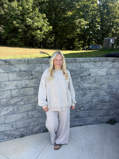 #69. Fall Acid Washed Crewneck