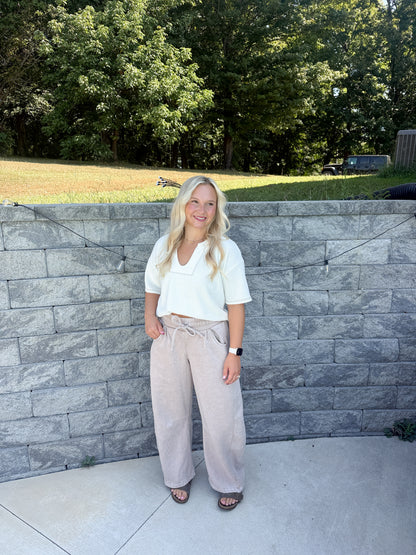 #75. Acid Washed Barrel Pants