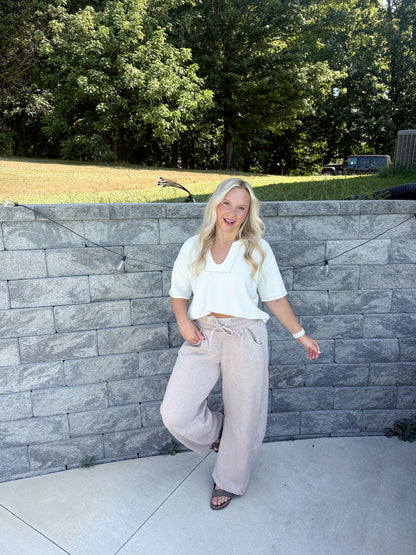 #75. Acid Washed Barrel Pants