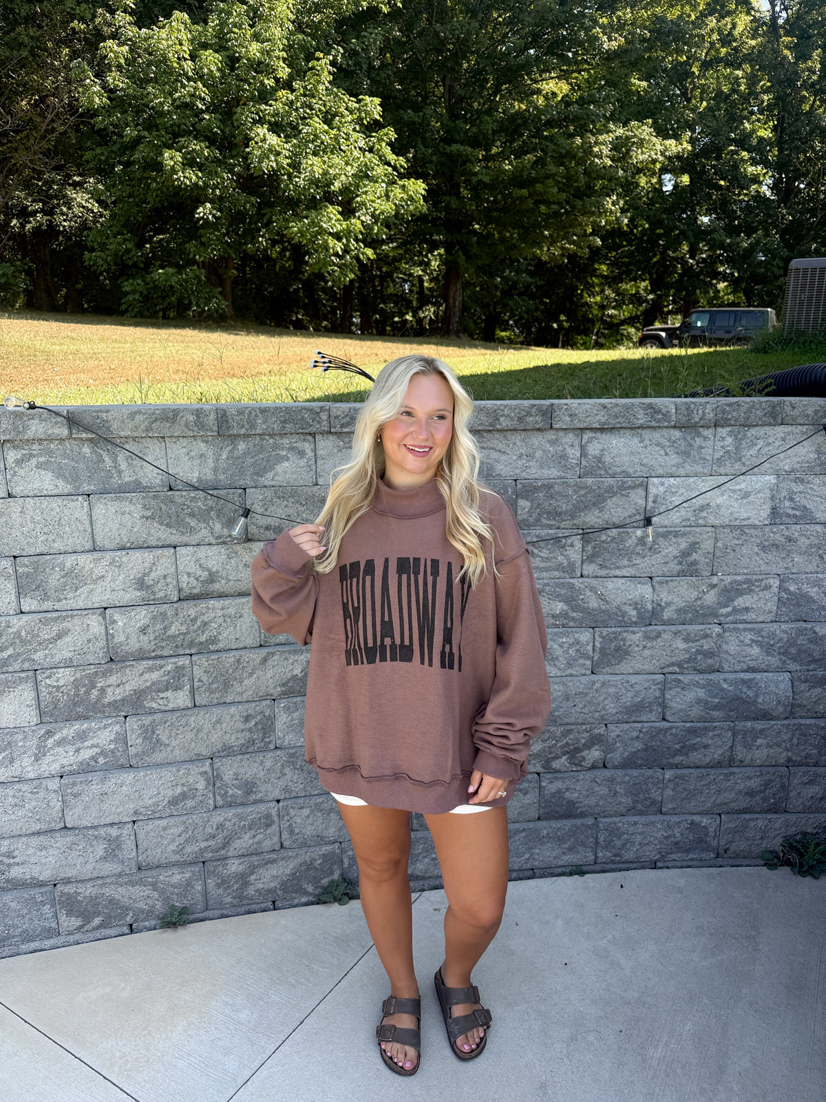 #89. NASHVILLE & BROADWAY' Reversible Sweatshirt
