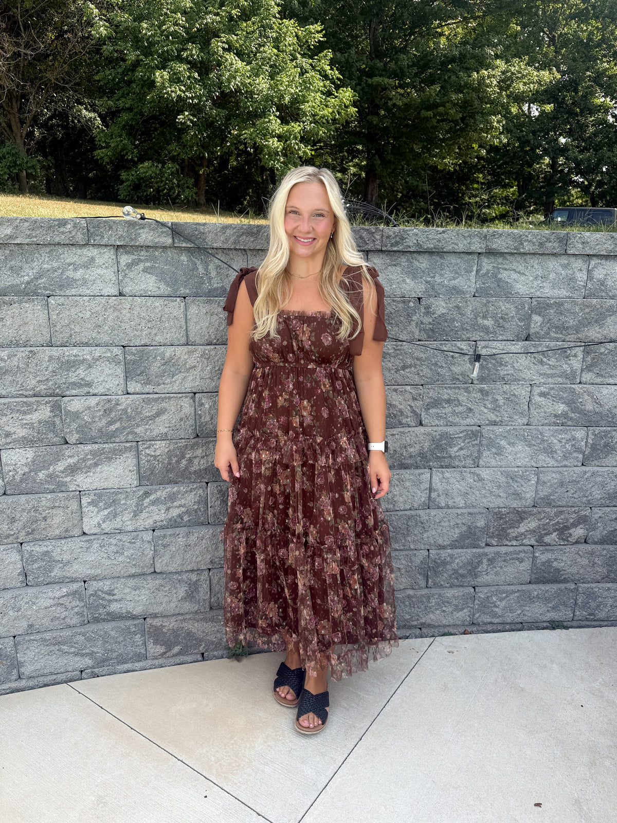 #100. Floral Dress