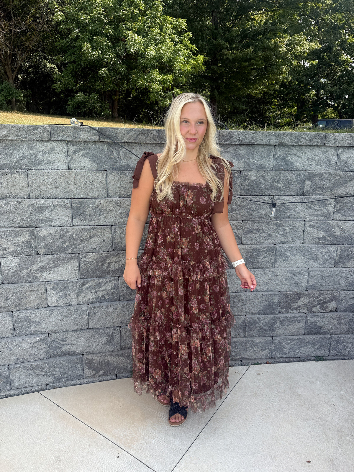#100. Floral Dress