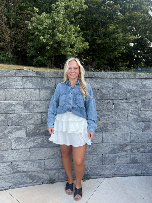 #104. Ruffle Skirt