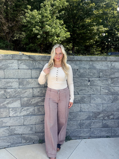 #103. Gingham Pants