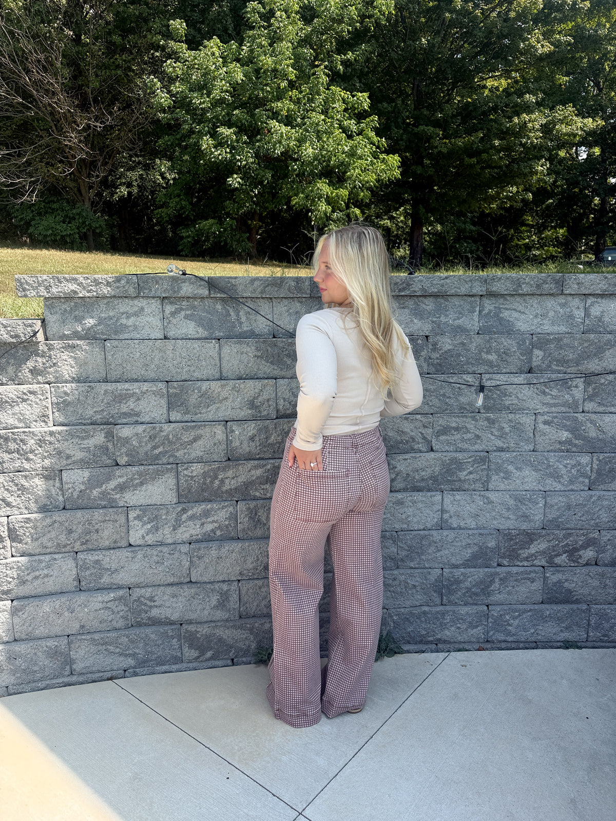 #103. Gingham Pants