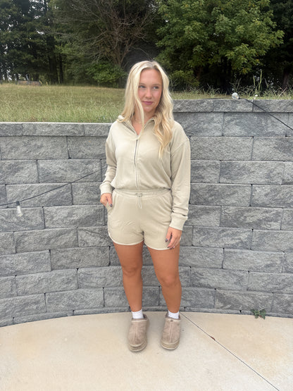 #121. Zip up Romper