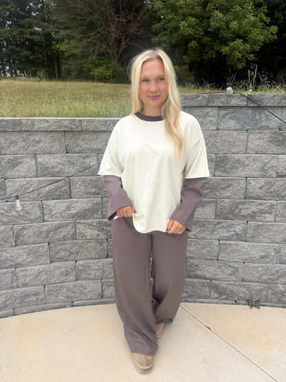 #120. Striped Layered Longsleeve