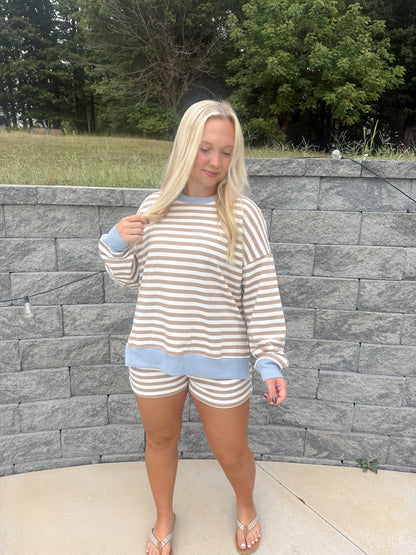 #113. Stripe Short Set