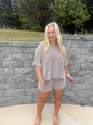 #71. Ribbed Striped Set