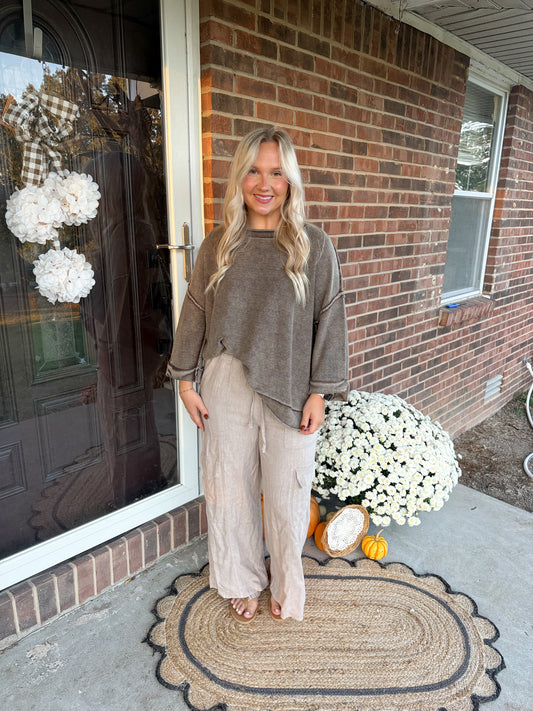 #149. Acid Washed Cargo Pant