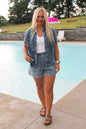 #36. Denim Button Short Sleeve