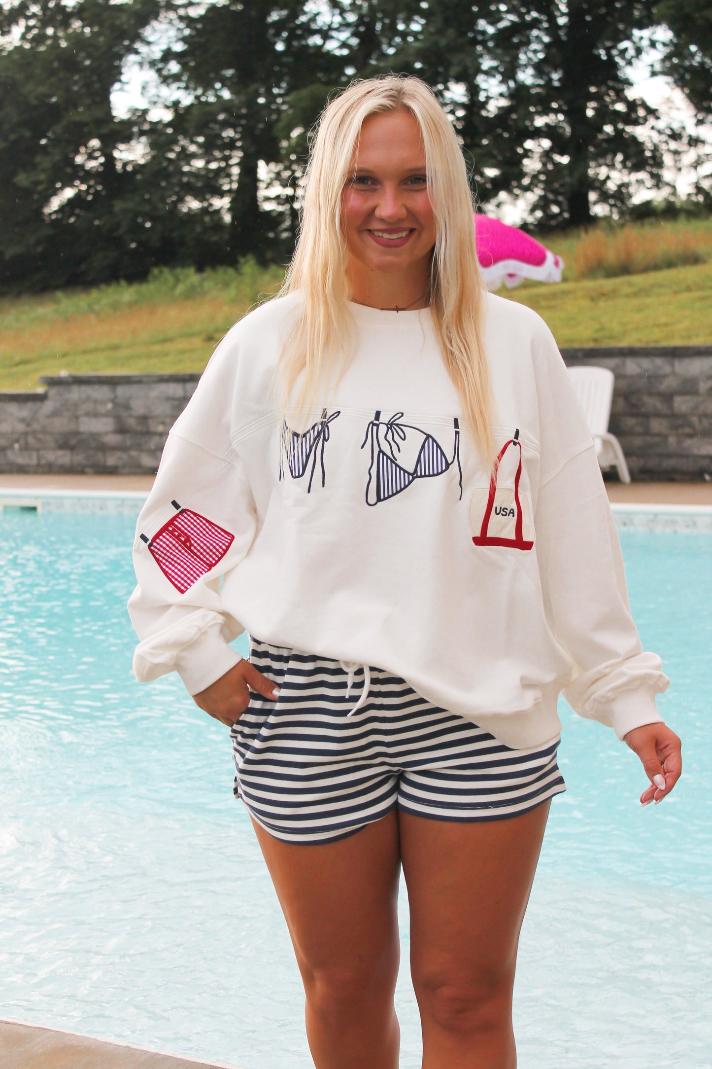 #35. Striped Shorts