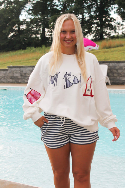 #35. Striped Shorts
