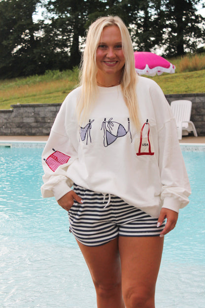 #35. Striped Shorts