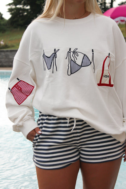 #35. Striped Shorts
