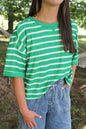 #39. Terry Cloth Short Sleeve Top