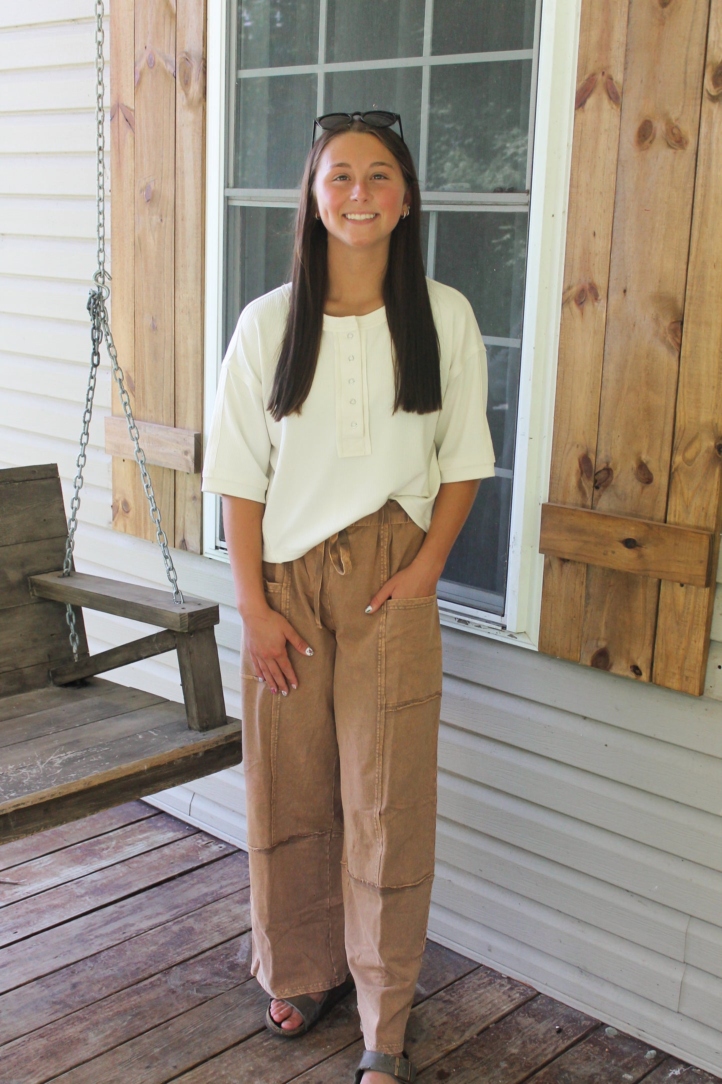 #48. Acid Washed Cargo Pant