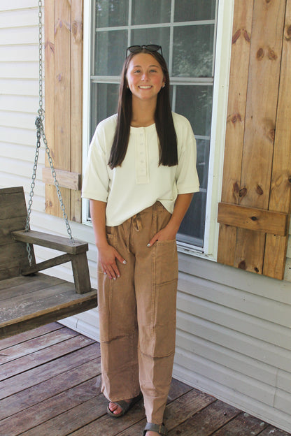 #48. Acid Washed Cargo Pant