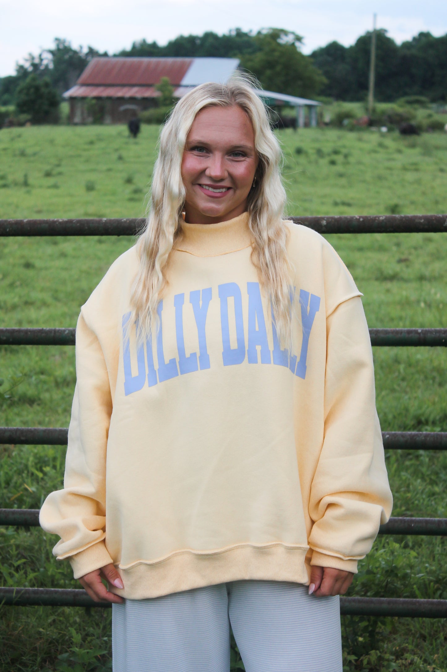 #50. "Dilly Dally" Mock Neck