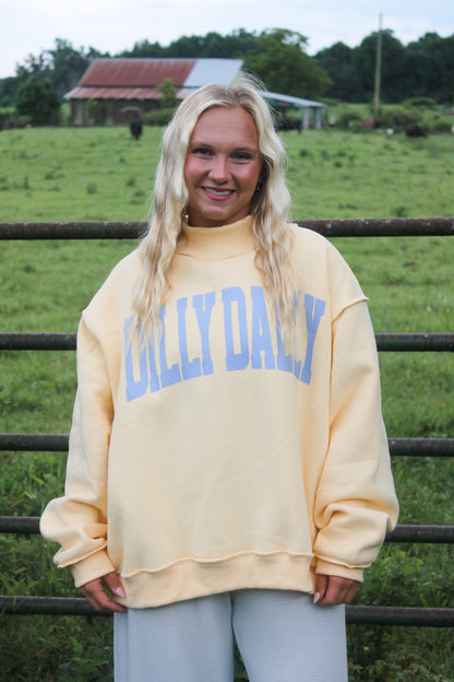 #50. "Dilly Dally" Mock Neck
