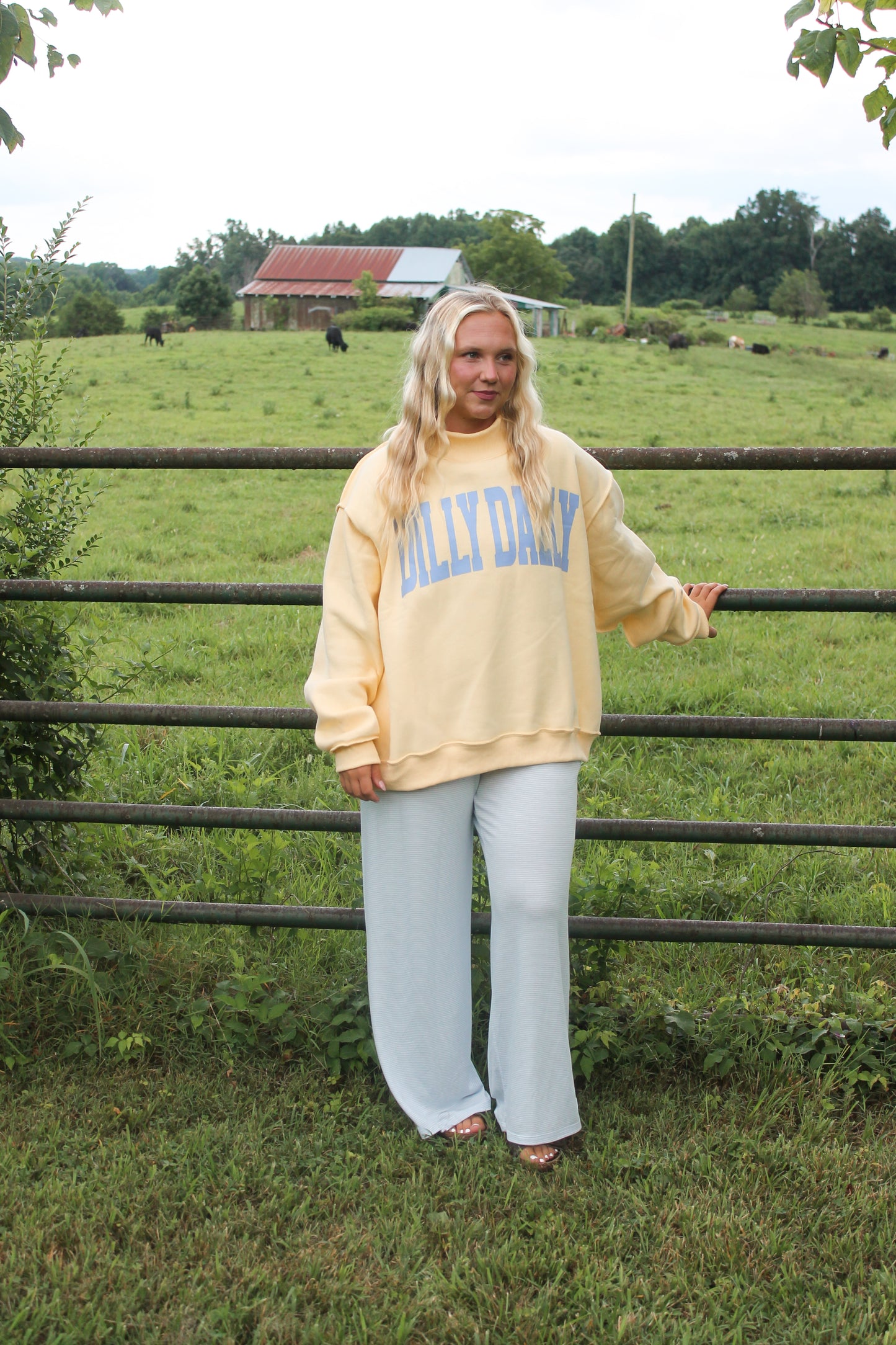 #50. "Dilly Dally" Mock Neck
