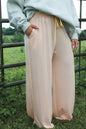 #51. CONTRAST STRIPED WIDE-LEG PANTS