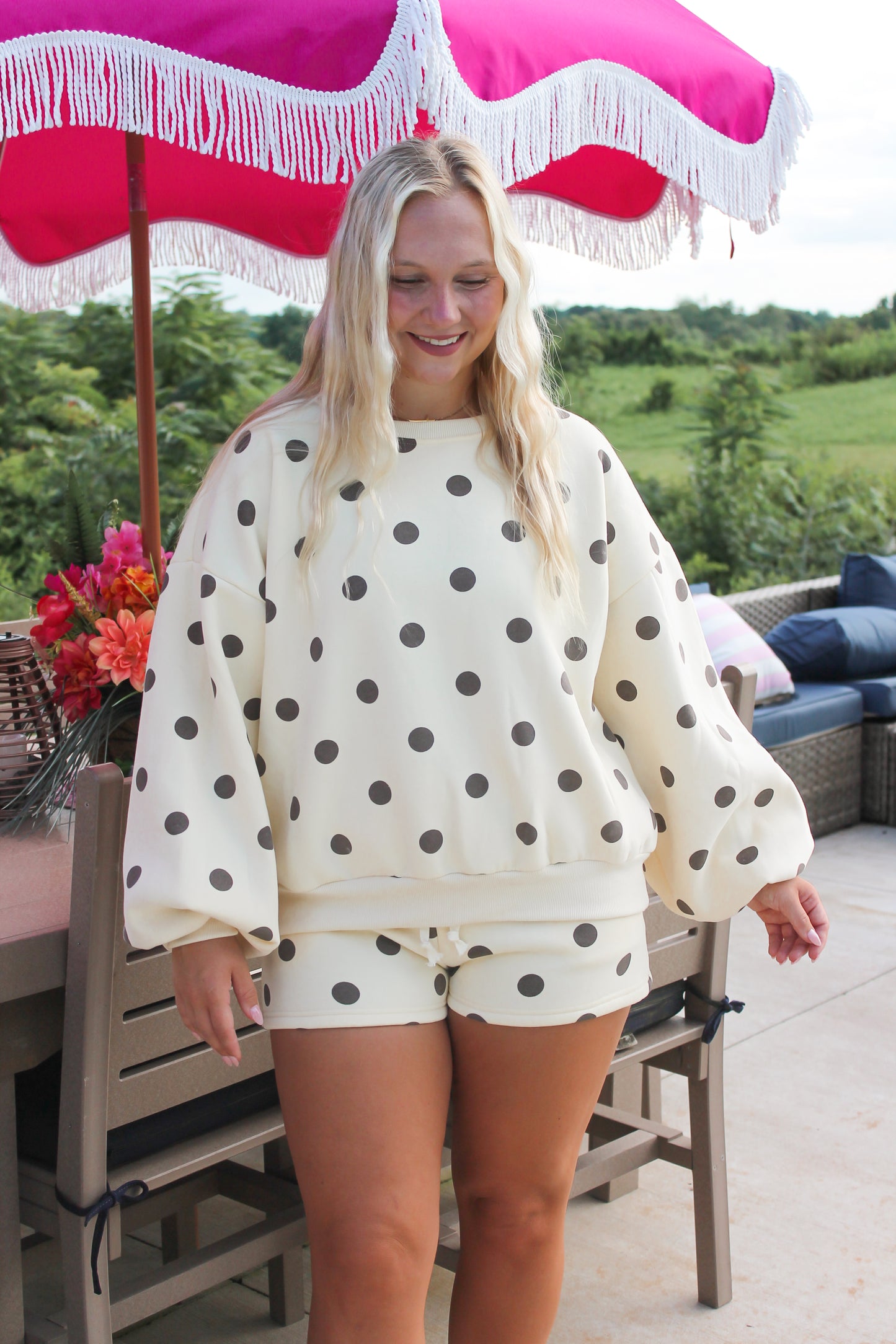 #54. Polka Dot Long Sleeve Set