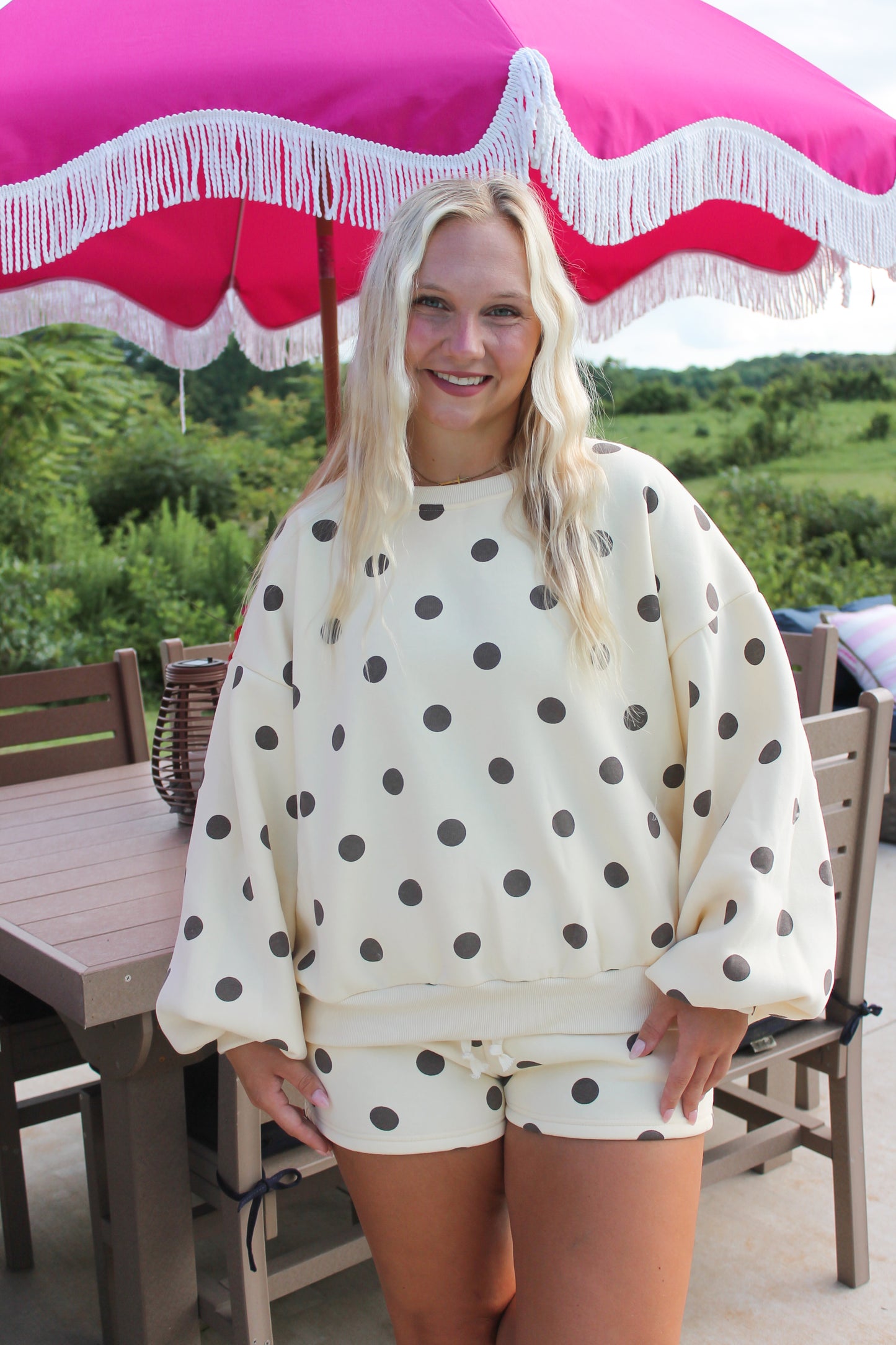 #54. Polka Dot Long Sleeve Set