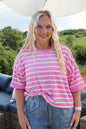 #39. Terry Cloth Short Sleeve Top