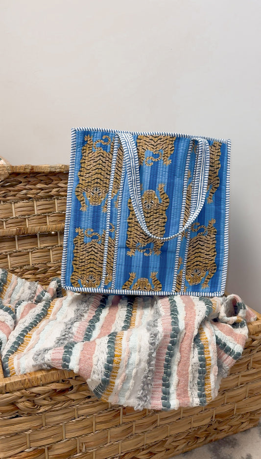#162. Quilted Tote Bag XL