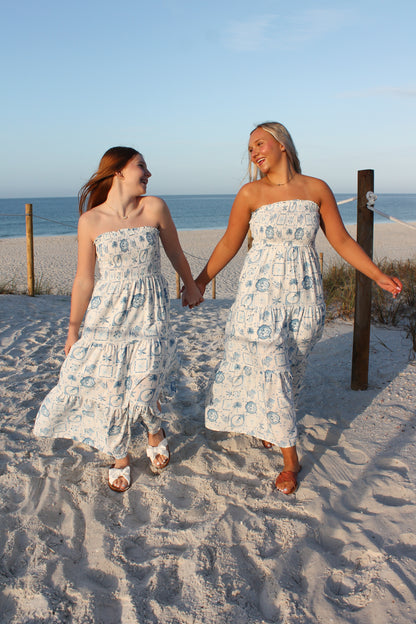 #204. Seaside Halter Dress