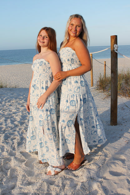 #204. Seaside Halter Dress
