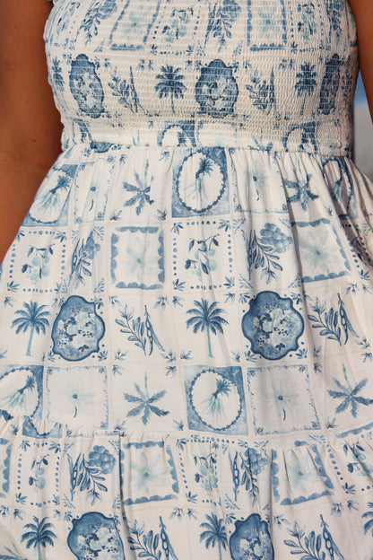 #204. Seaside Halter Dress