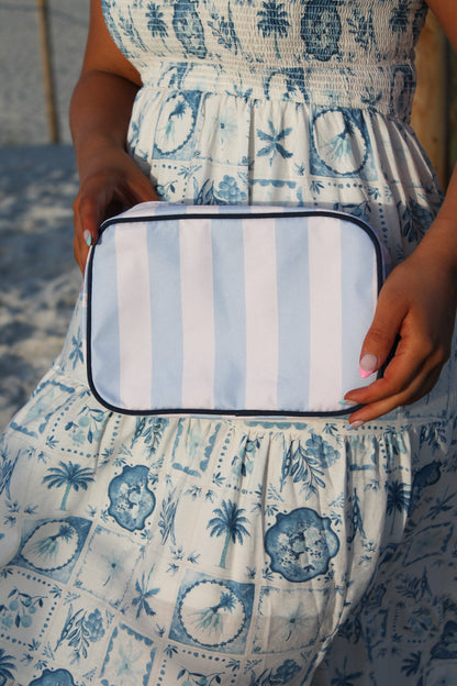 Striped Cosmetic Case