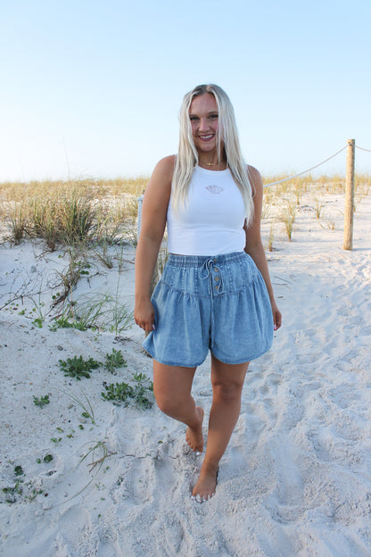 #206. Flowy Shorts