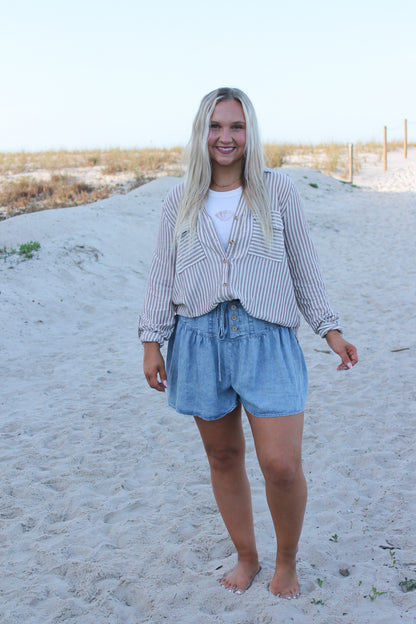 #207. Striped Button Up