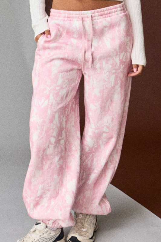 96. Pink Camo Joggers